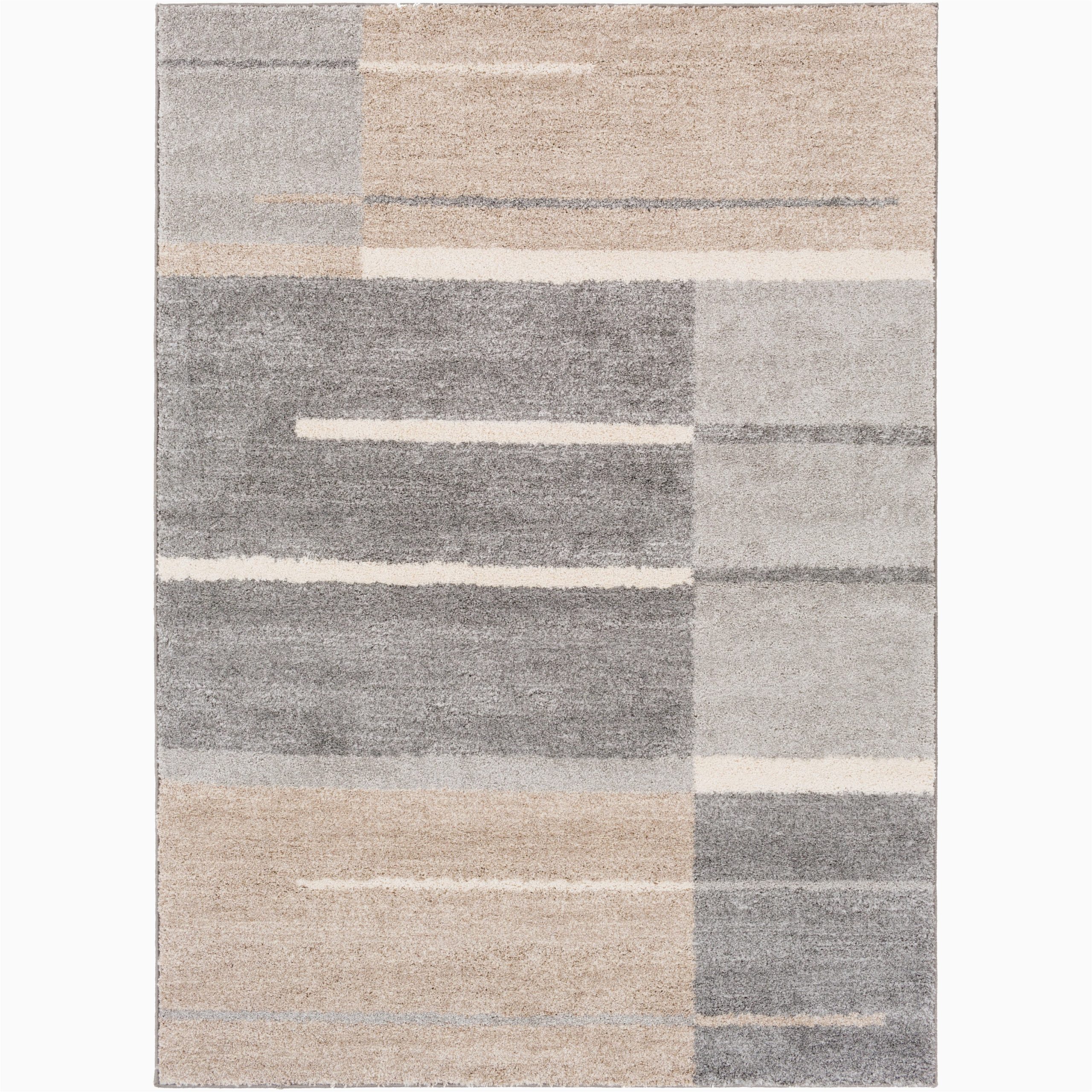 Area Rugs Beige and Gray Carbon Loft Gladys Geometric Beige/ Grey area Rug – 5′ X 7’6″