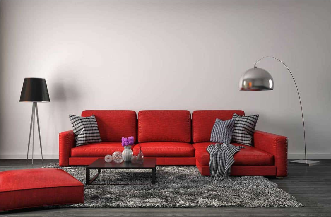 Area Rugs for Red Couches What Goes with A Red Couch? [14 Ideas with Pics] – Home Decor Bliss