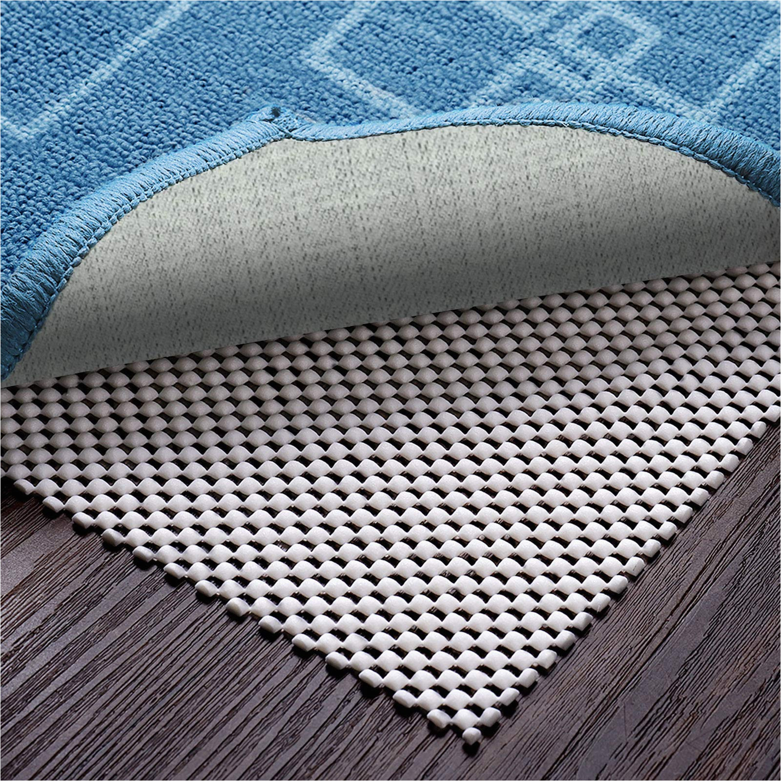 Best Non Slip area Rug Pad Veken 5×7 Rug Pad Gripper Non Slip for Hardwood, Carpet Padding Keep Your Rugs Safe and In Place, Under Rug Anti Skid Mat Liner