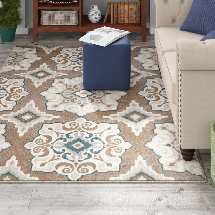 Caffey Cerulean Blue Taupe area Rug Quattlebaum Cerulean Blue/taupe area Rug Rugs In Living Room …