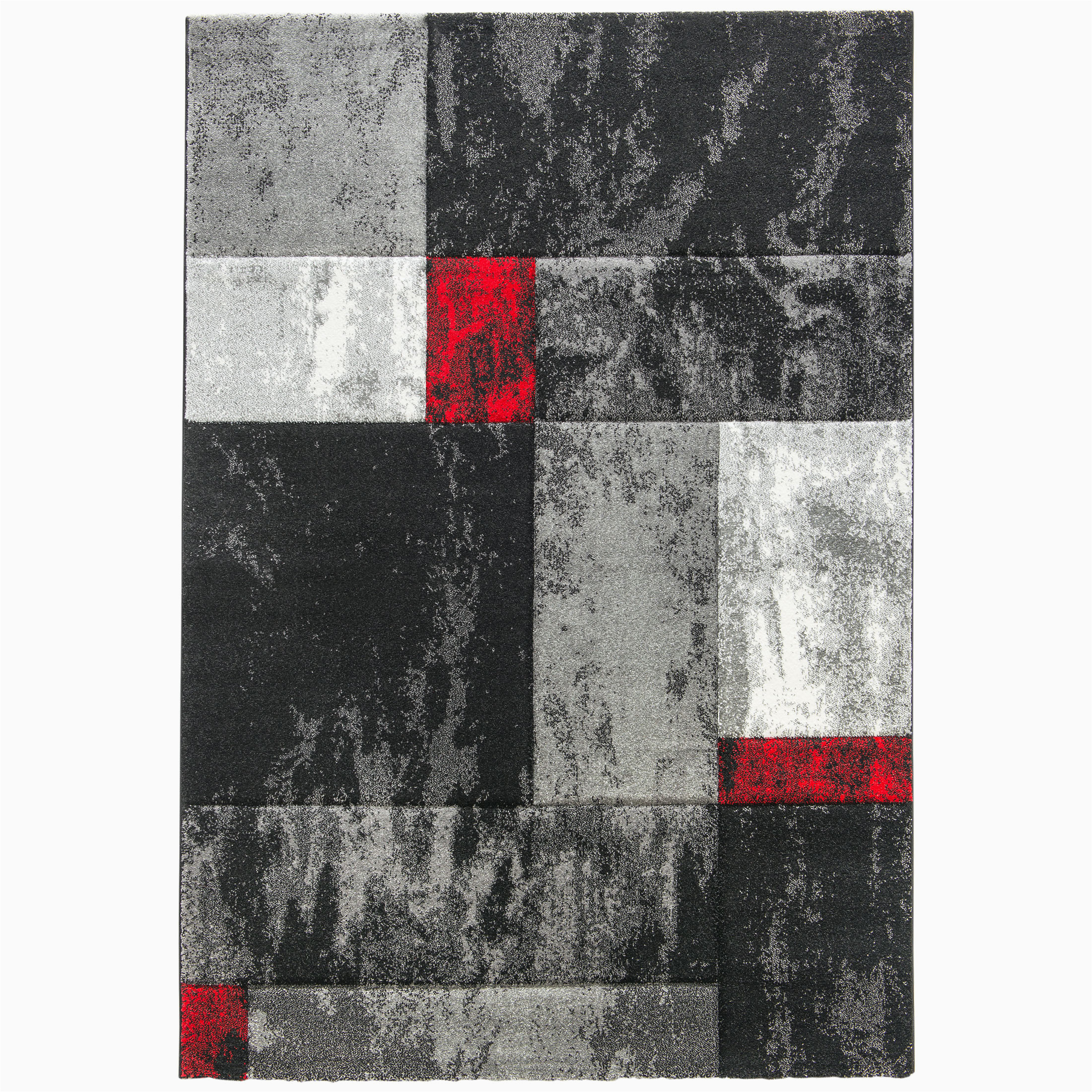 Cherine Modern Gray Red White area Rug Designer-teppich Von Kibek – New Passion In Blau, 60 X 110 Cm