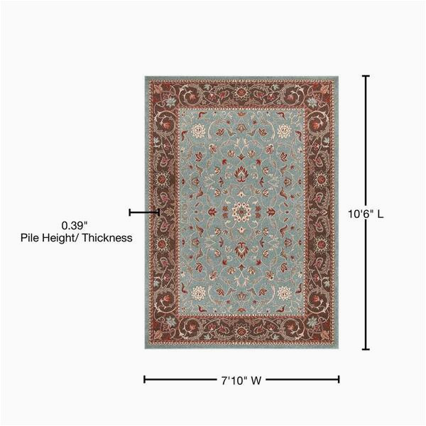 Concord Global Trading Bazaar Squares Block Design area Rug Concord Global Trading Chester Flora Blue 8 Ft. X 11 Ft. area Rug …