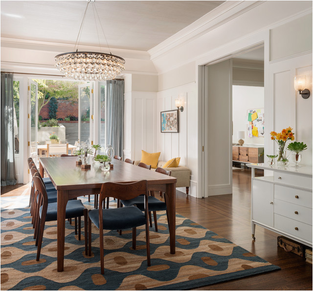 Contemporary Dining Room area Rugs 10 Tips for Getting A Dining Room Rug Just Right Houzz Nz