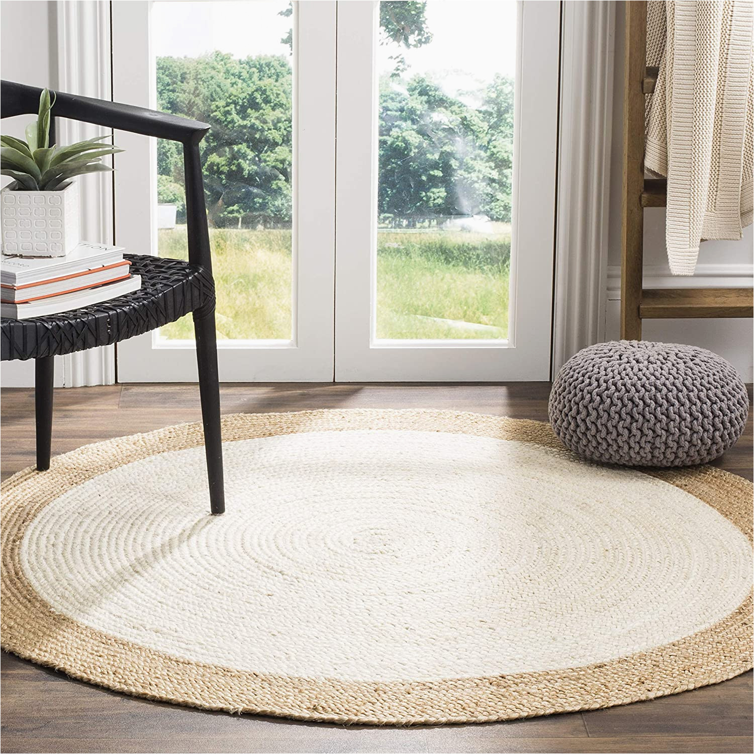 Encore Hand Carved area Rugs Safavieh Natural Fiber Round Collection Nf801m Jute-teppich, Rund …