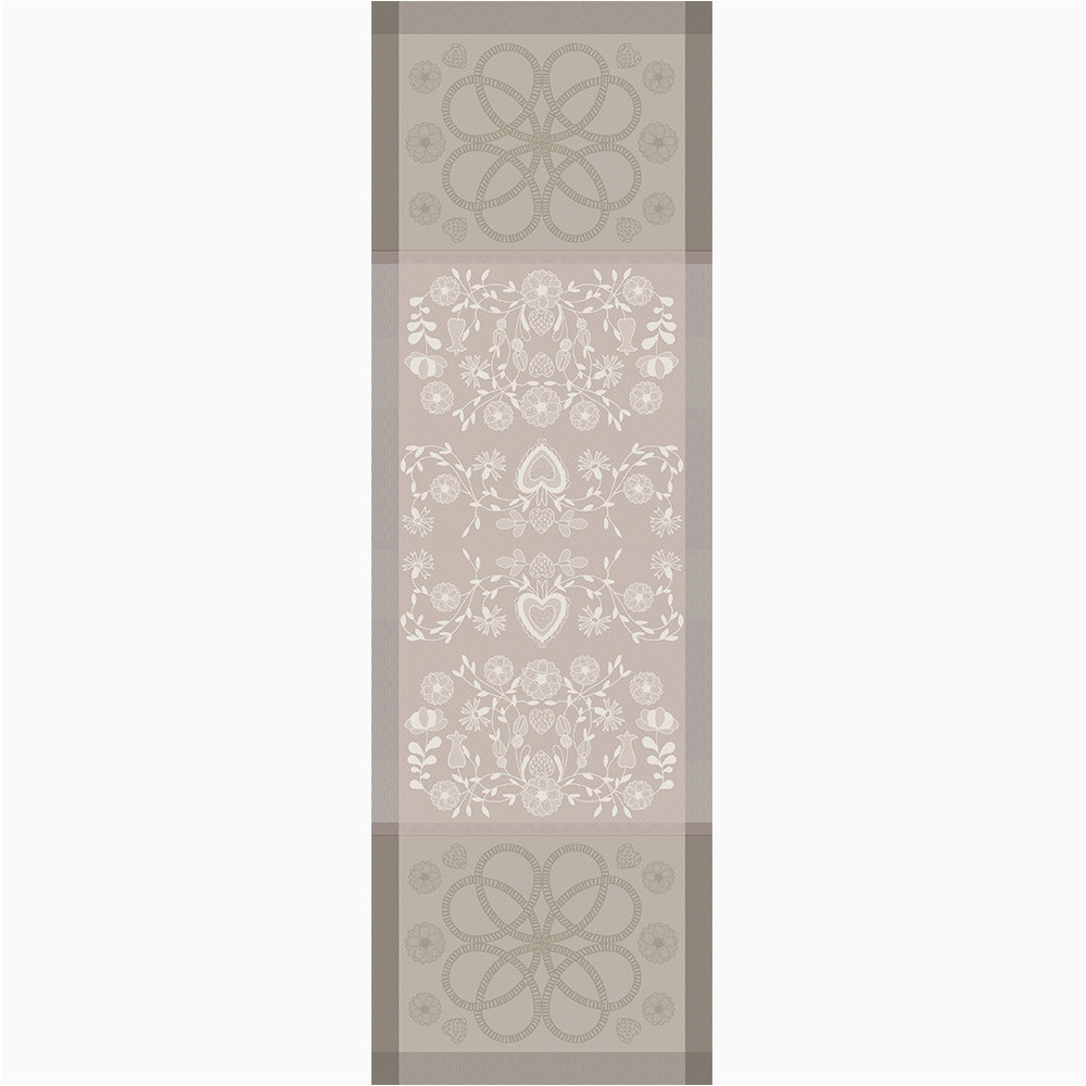 Hand Tufted Sakura Branch Floral Wool area Rug TischlÃ¤ufer American Folk Boulau Coton Bio 55x175cm
