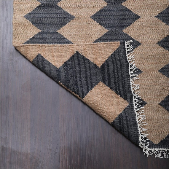 Hand Woven Wool area Rugs Hand Woven Flat Weave Kilim Wool area Rug Contemporary Brown – Etsy.de