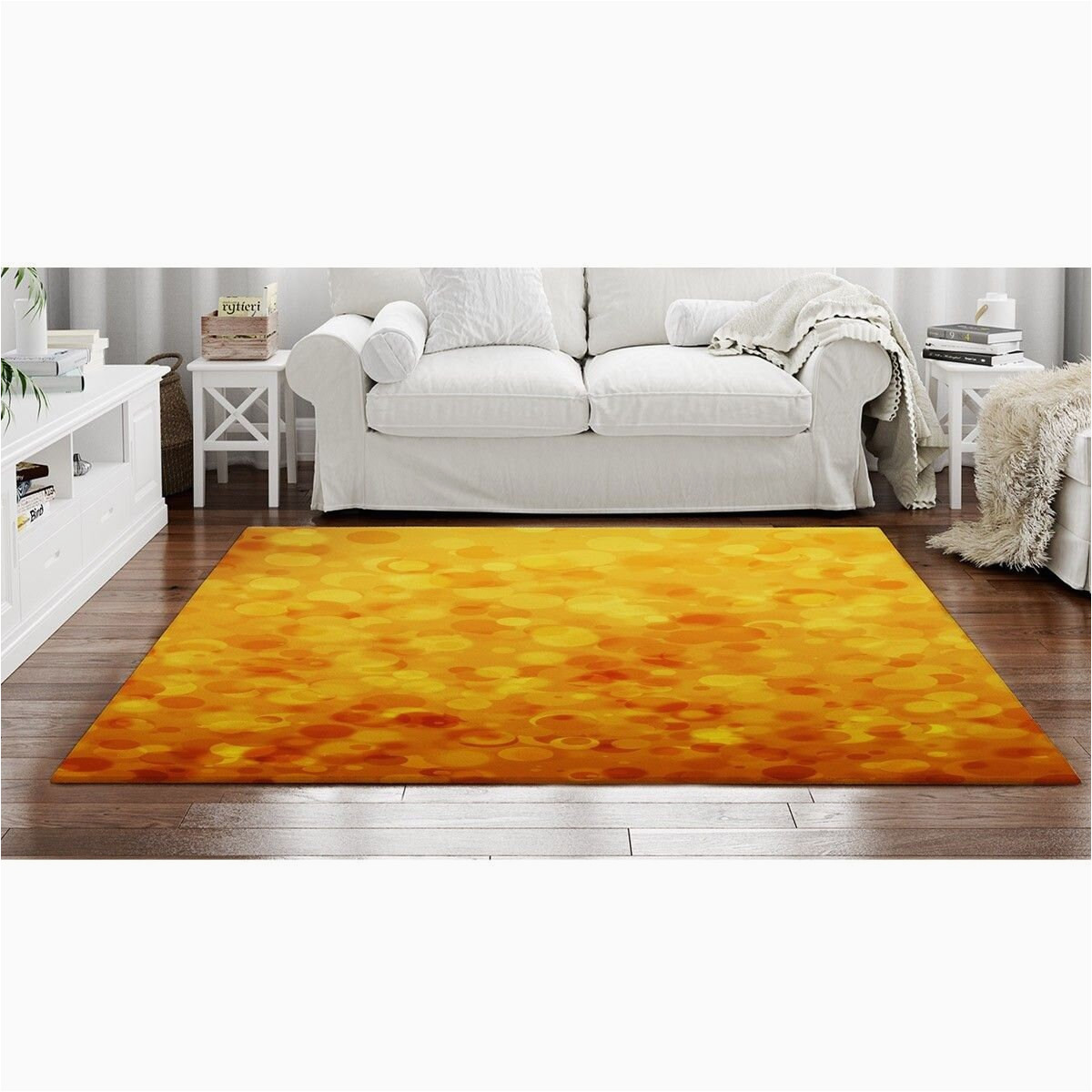 Large area Rugs Cheap Near Me Big Spots In orange Shades Rug Geometrical Circles area Rugs – Etsy.de