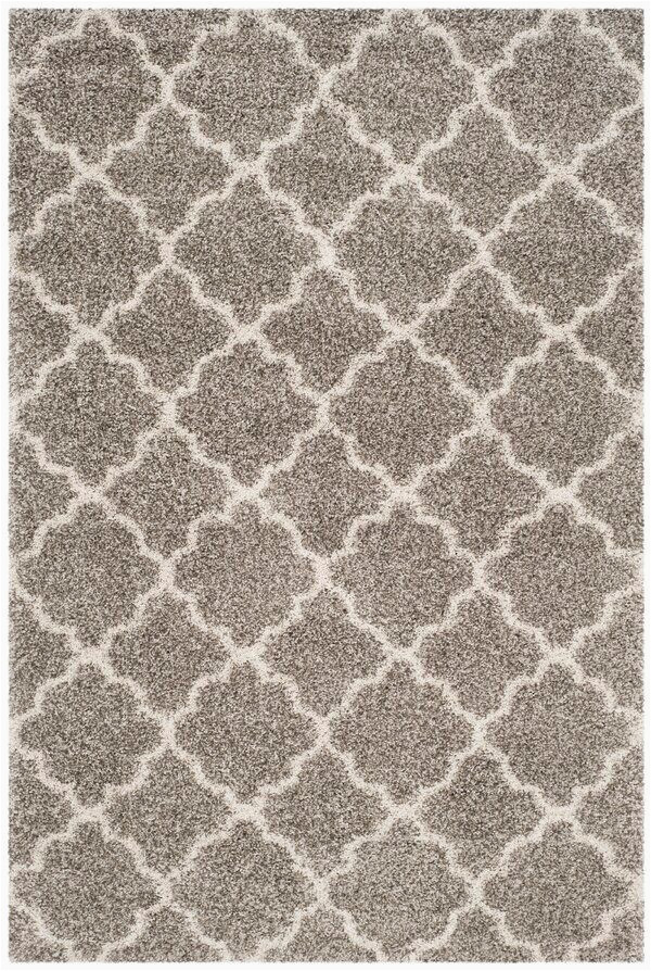 Leah Gray and Ivory Indoor area Rug Leah Geometric Gray and Ivory Indoor area Rug Square area Rugs …