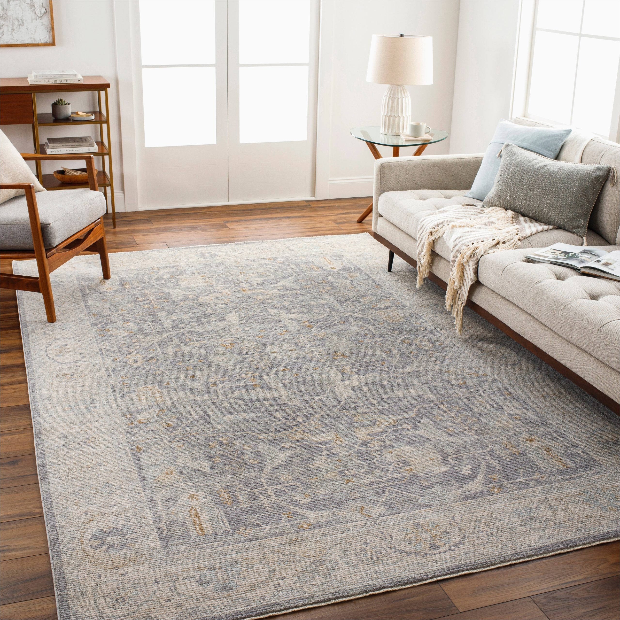 Leah Gray and Ivory Indoor area Rug Leah Vintage oriental area Rug – Overstock – 35540775