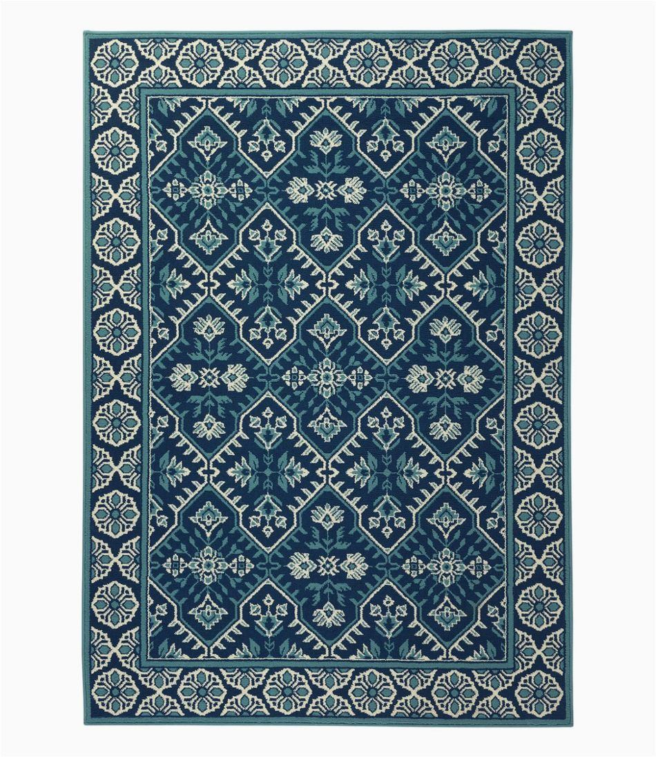 Ll Bean Home area Rugs Indoor/outdoor Floral Border Rug