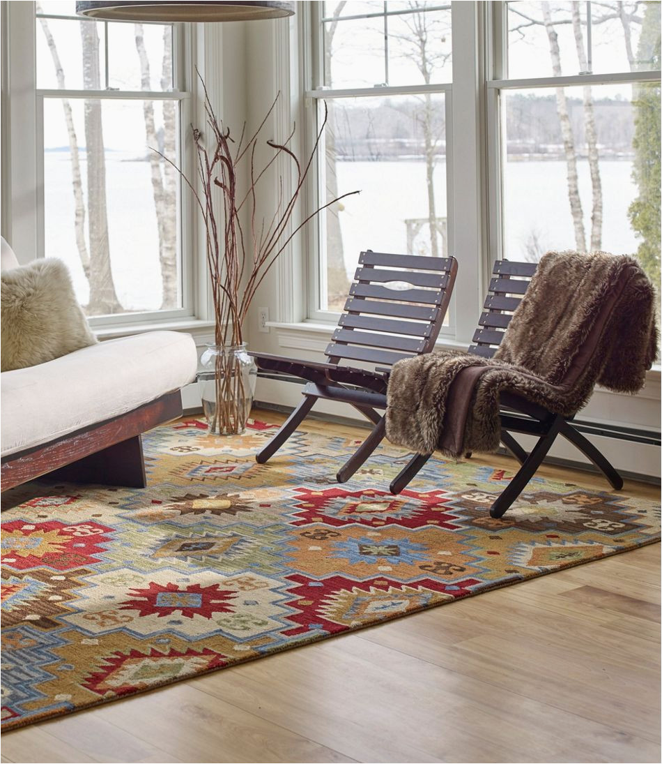 Ll Bean Home area Rugs Lodge Wool Hooked Rug