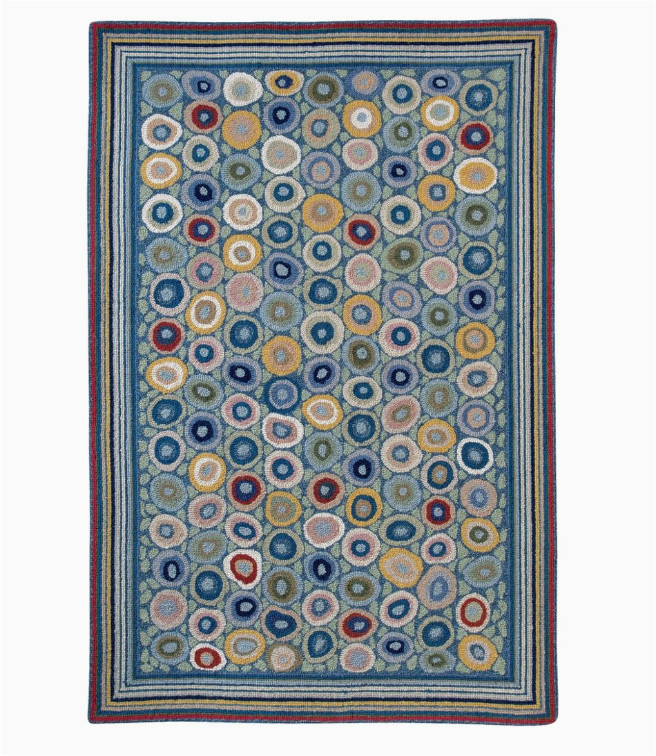 Ll Bean Home area Rugs Wool Hooked Rug, Coins