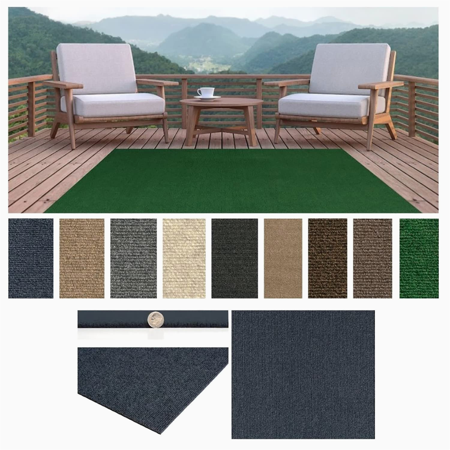 Made to order area Rugs Custom Sized and Made-to-order Thin and Light Weight Indoor / Outdoor area Rugs Balcony Porch Garage Deck Trade Shows events Doormats. Click Customize …