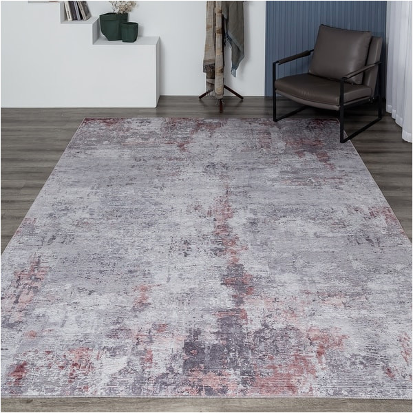 Mauve and Grey area Rugs Abstract Grey/lavender area Rug – On Sale – Overstock – 32043645