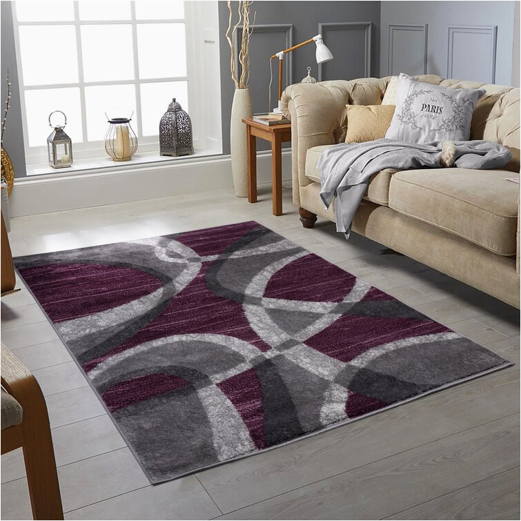 Mauve and Grey area Rugs Heacock Dhurrie Purple/grey Rug