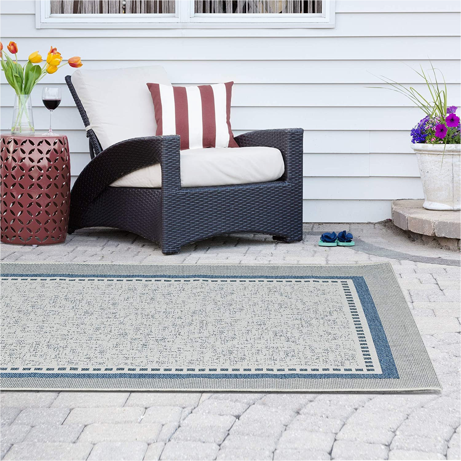 Outdoor area Rugs Near Me Amazon.de: Madison Park Hali Woven Turkish Indoor/outdoor area Rug …