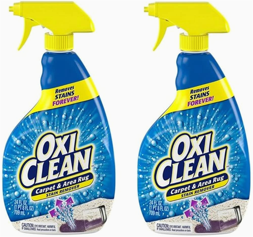 Oxiclean Carpet area Rug Stain Remover Spray Oxiclean Carpet and area Rug Stain Remover Spray, 24 Ounce 2 Pack