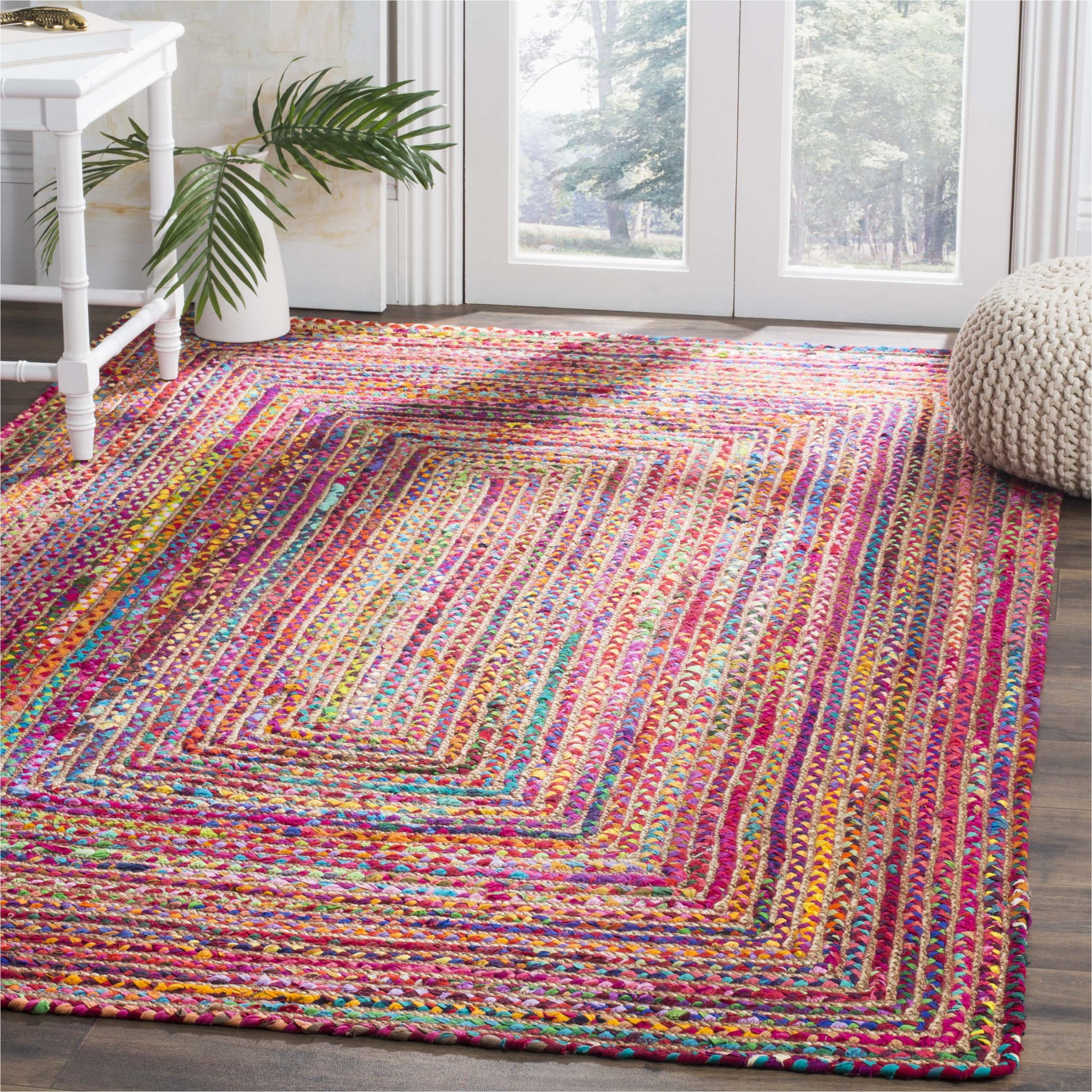 Safavieh Cape Cod Miah Braided area Rug or Runner Safavieh Cape Cod Miah Braided area Rug, Red/multi, 5′ X 8′