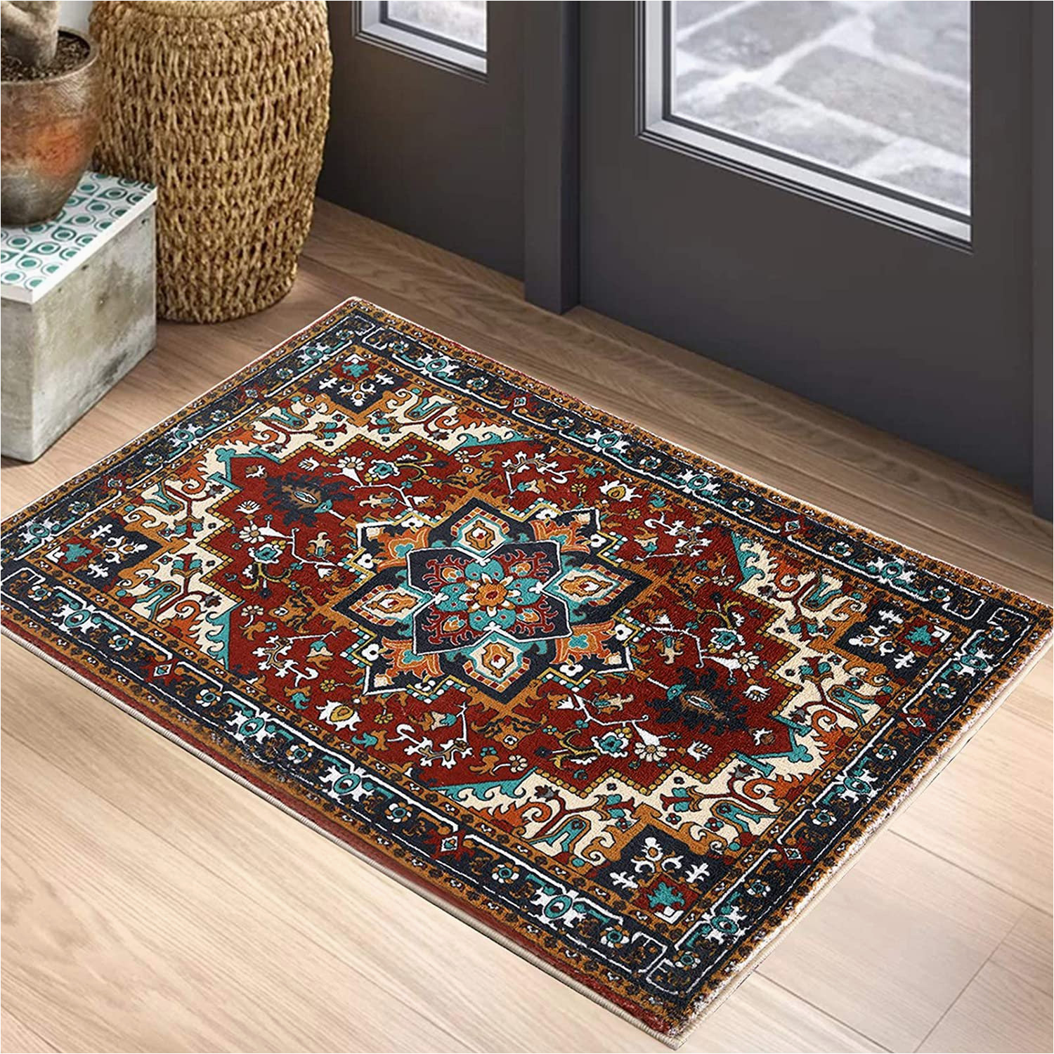 Small area Rugs 2 X 3 Persian oriental Throw Rugs Traditional Medallion Floral Boho 2×3 …