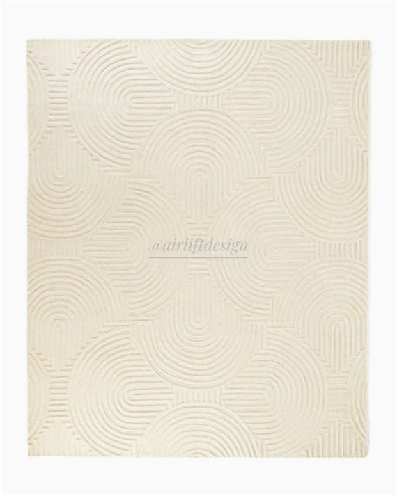 Thick Pile Wool area Rugs Wool Modern Designer Tuffted Handmade soho Al-ru042 Thick Pile …