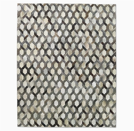 Wright Cowhide Grey area Rug New Wright foraker Link Tile Grey Charcole Patchwork Cowhide Rug Beige Tan Cream area Rug Carpet Christmas Sale