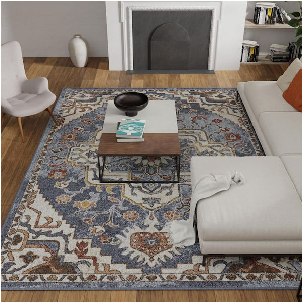 10×12 area Rug Home Depot Loomaknoti Alsbrooke Zailorn Blue 9 Ft. 10 In. X 12 Ft. 10 In …