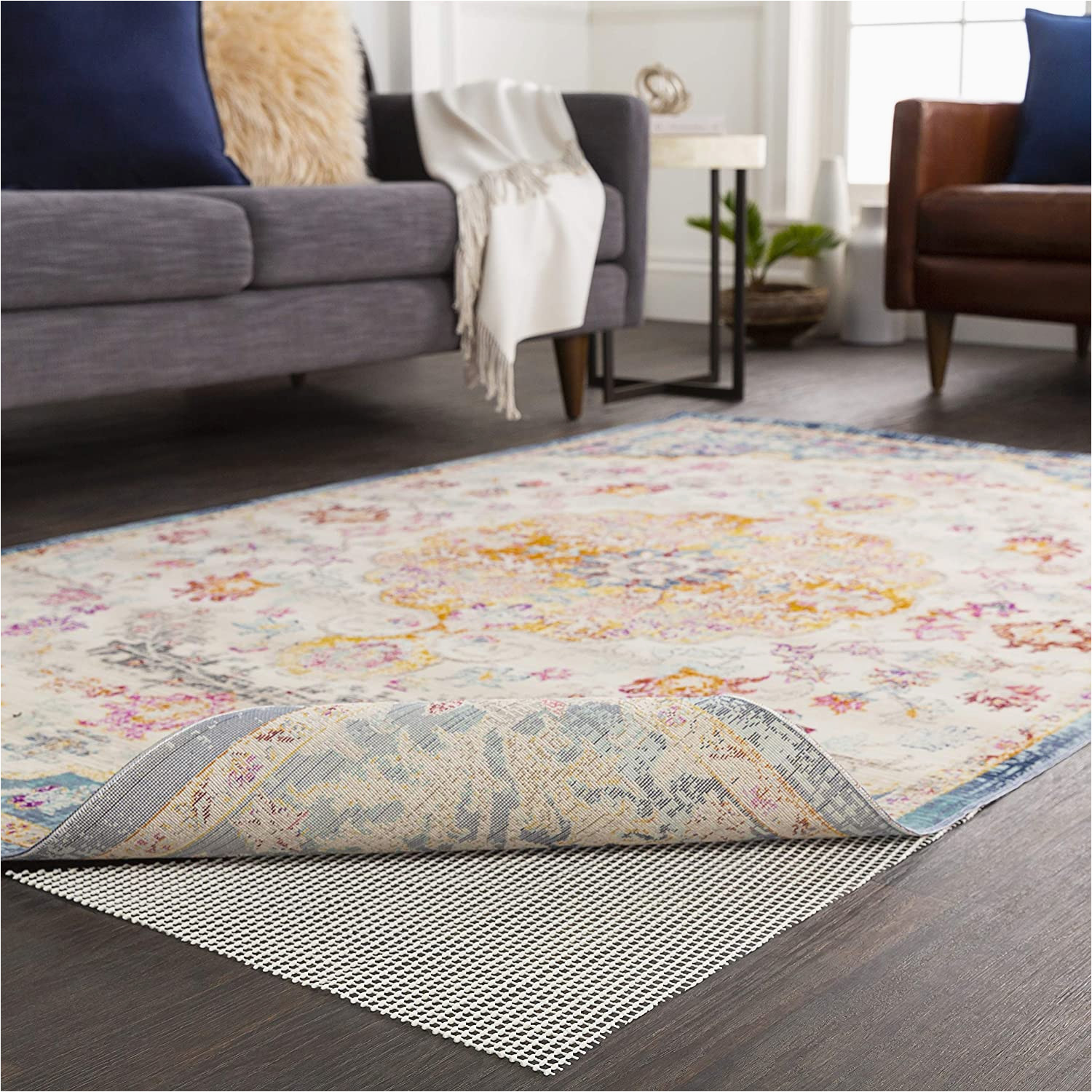12ft by 12ft area Rugs Artistic Weavers Lock Grip Carpet Pad 8ft X 12ft