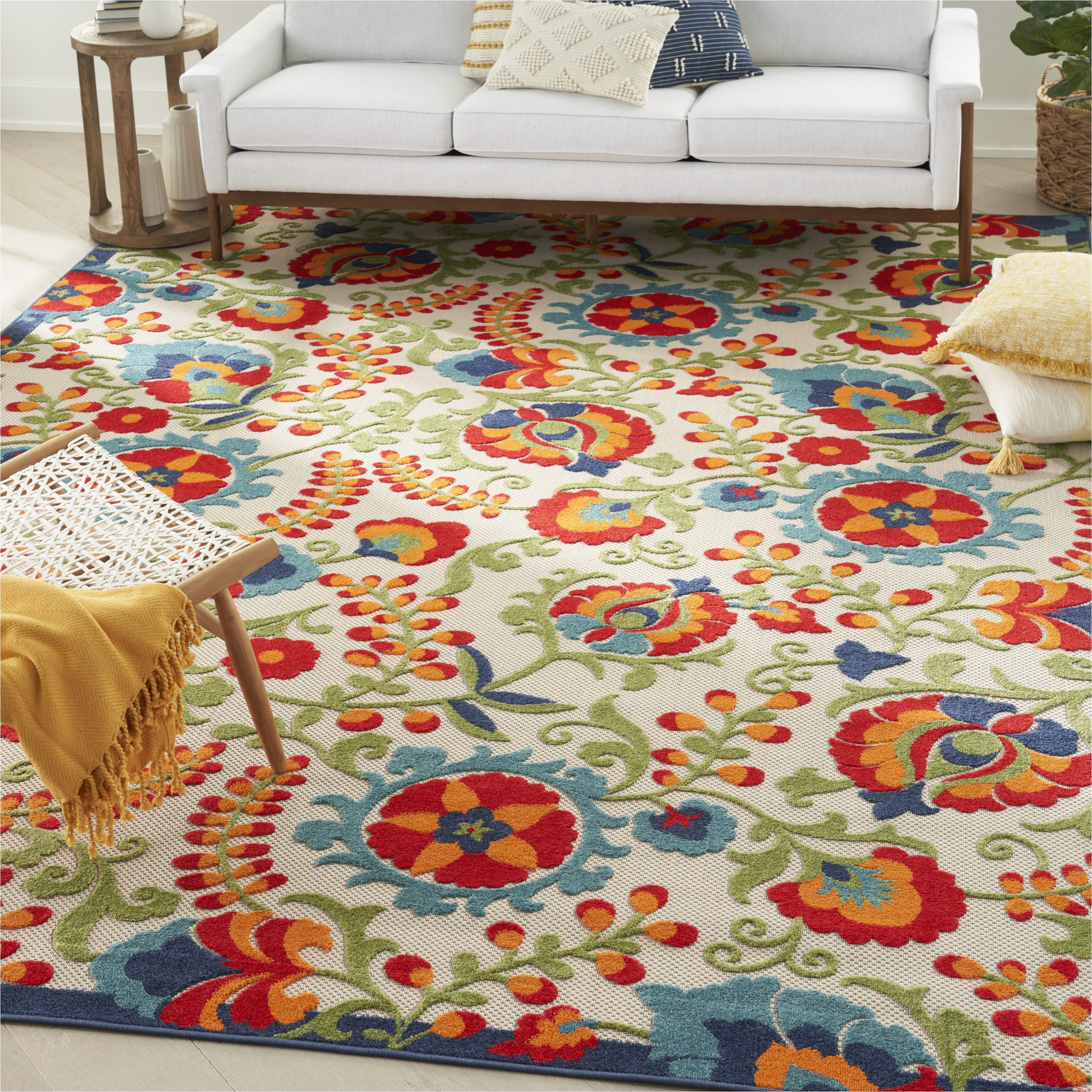 14 X 10 area Rug Nourison Aloha Indoor/outdoor Multicolor 10′ X 14′ area Rug, (10×14)