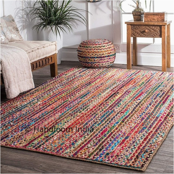 4×6 area Rugs for Sale 4×6 Feet Chindi Braided area Rugs Runner for Sale Bohemian – Etsy …