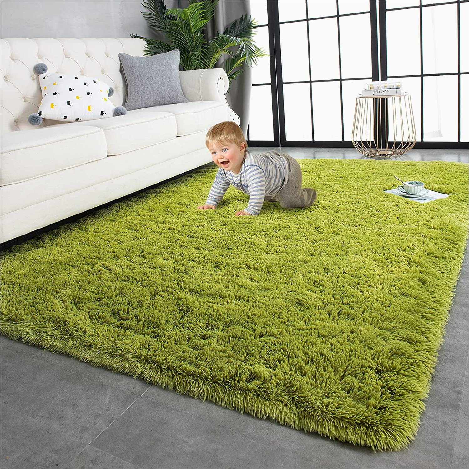 6ft by 8ft area Rug Twinnis Super soft Shaggy Rugs Fluffy Rugs 50 X 85 Feet Indoor …