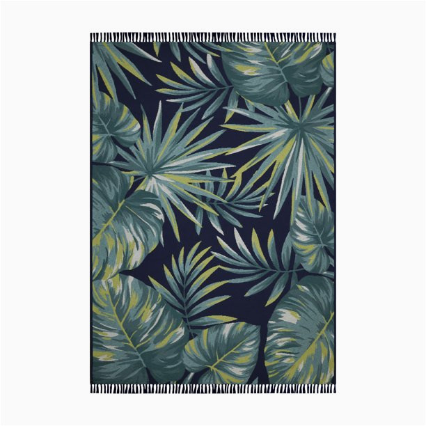 7 X 10 Outdoor area Rug Better Homes & Gardens 7′ X 10′ Blue Tropical Outdoor Rug