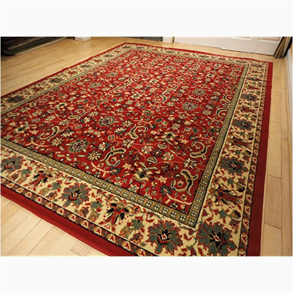 8 X 10 area Rug Clearance Amazon.com: Red Traditional Rug Large Red 8×11 Persian Rug Red …