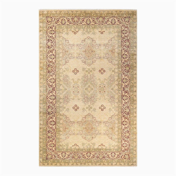 8 X 13 Ft area Rugs solo Rugs Mogul One-of-a-kind Traditional Ivory 8 Ft. 3 In. X 13 …
