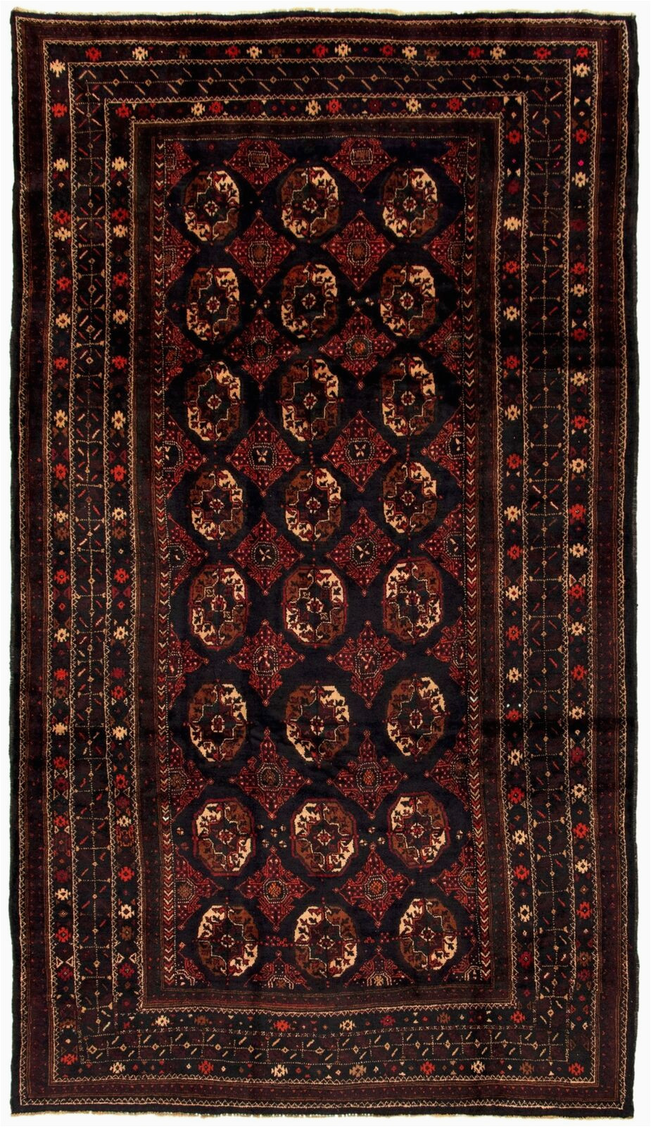 9 X 11 Wool area Rugs Vintage Hand Knotted area Rug 6’9″ X 11’9″ Traditional Wool Carpet