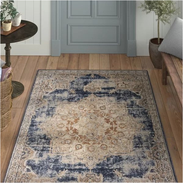 Abbeville Dark Blue area Rug Laurel Foundry Modern Farmhouse Abbeville Dark Blue area Rug …