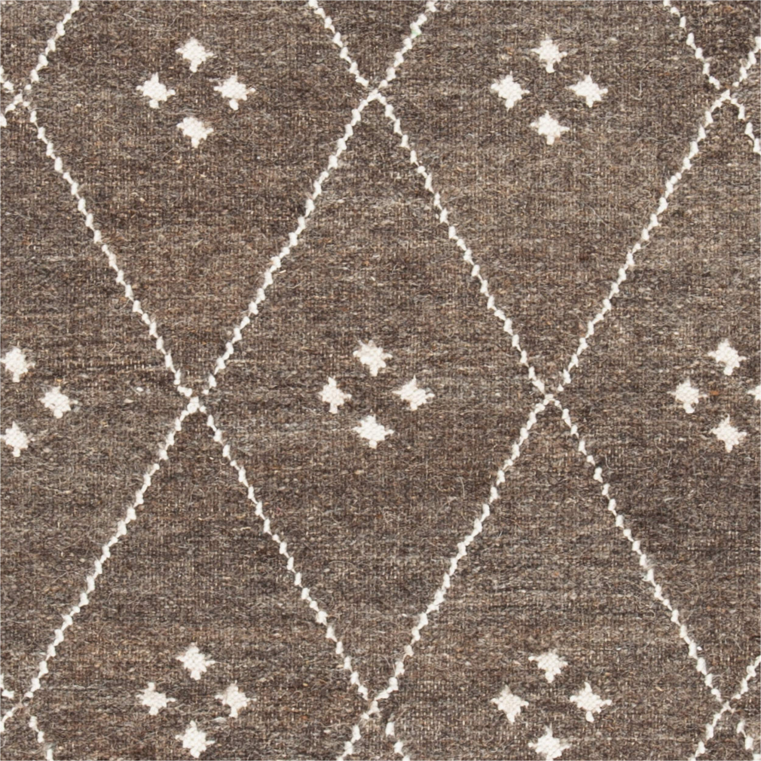Aldergrove Handwoven Wool Natural Ivory area Rug Safavieh Natural Kilim Collection 8′ X 10′ Brown / Ivory Nkm316a Handmade Moroccan Boho Tribal Wool & Viscose area Rug