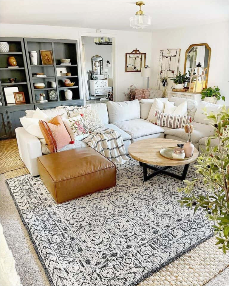 Area Rug for Beige Couch 34 Effortless Ways to Decorate Around A Beige Couch