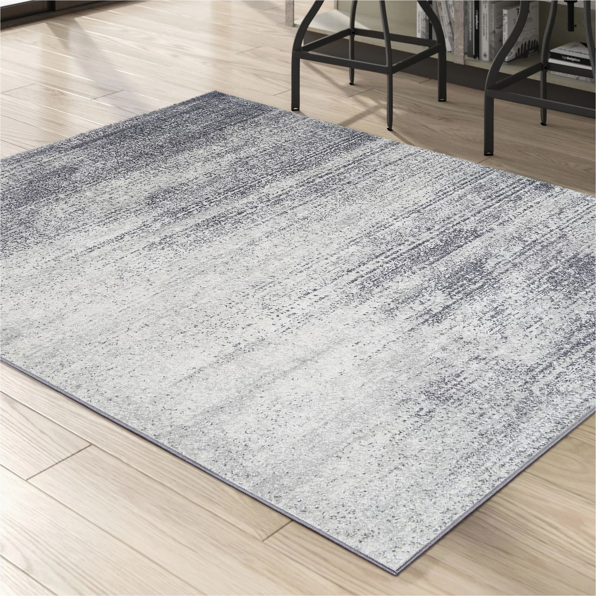Area Rug for Gray Floor Williston forge Belden Abstract Gray/white area Rug & Reviews …