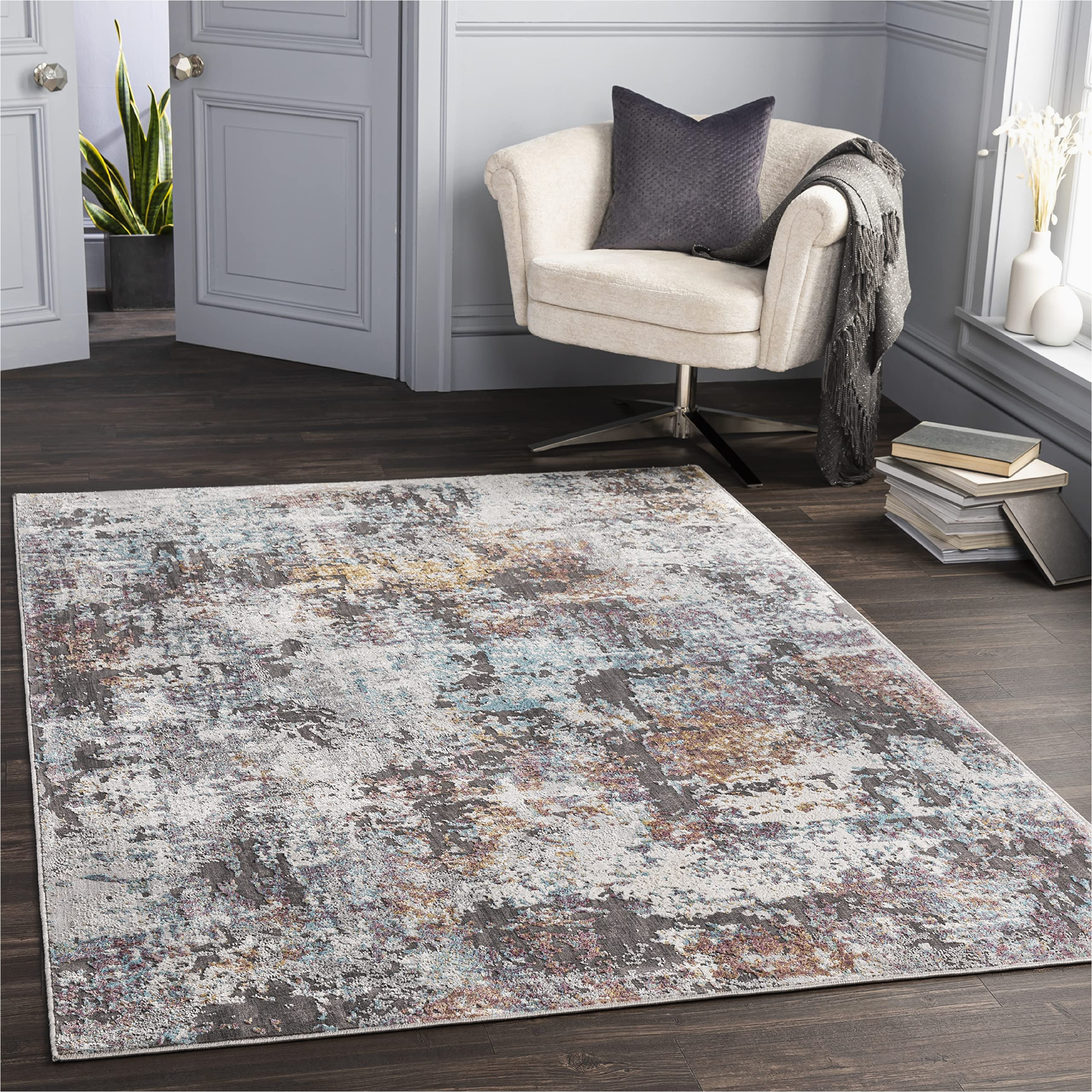 Cheap area Rugs 10 X 14 Mark&day area Rugs, 10×14 Eindhoven Modern Medium Gray area Rug Brown Gray Cream Carpet for Living Room, Bedroom or Kitchen (10′ X 14′)