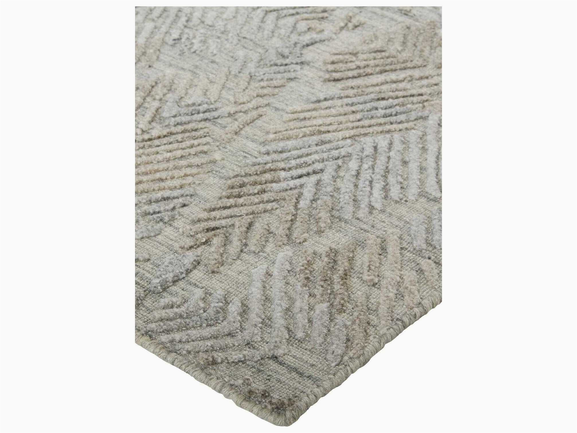 Elias Gray Teal area Rug Feizy Rugs Elias Gray / Taupe Runner area Rug