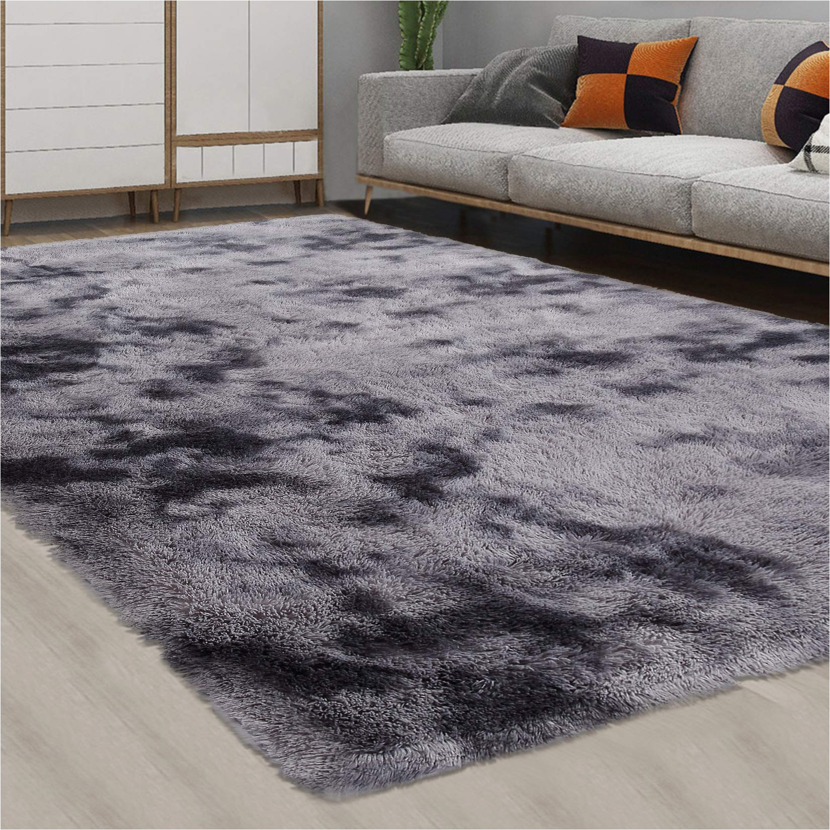 Extra Large Contemporary area Rugs Caromio area Rug for Bedroom, Extra Large 8′ X 10′ Fluffy Rugs Shag Rugs for Living Room Furry Rugs for Girls Boys Room Shaggy Rug for Kids Baby Room …