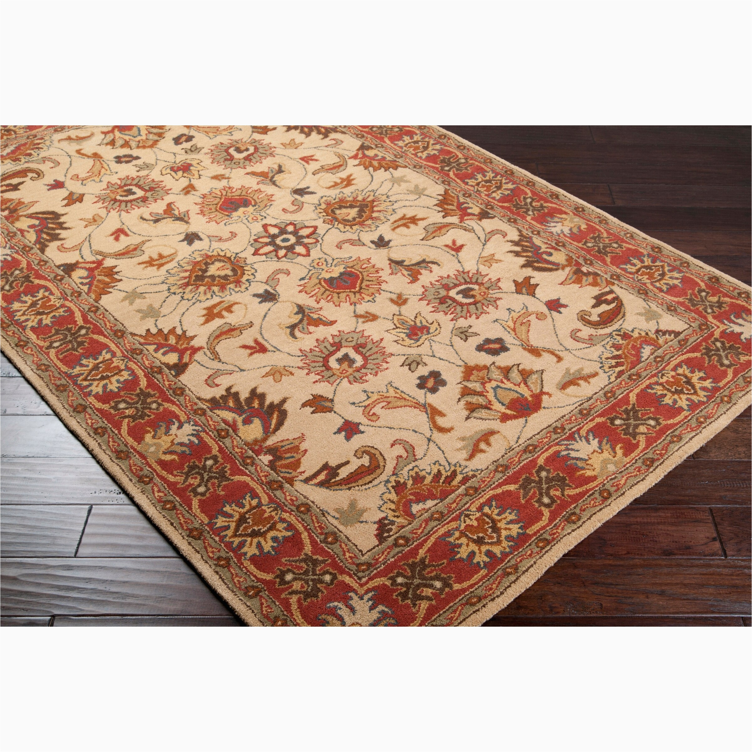 Hand Tufted Nia Traditional Wool area Rug Artistic Weavers Traditional Accent New Zealand Wool Transitional …