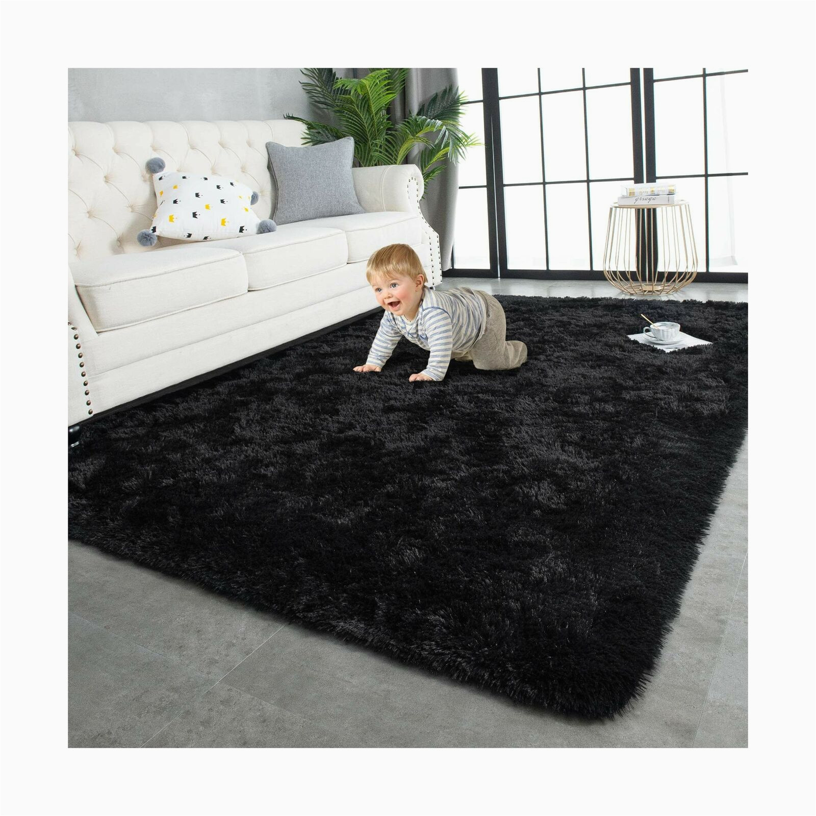 Home Goods area Rugs 6×9 Twinnis Super soft Plush Shaggy area Rugs Fluffy Floor Carpets …