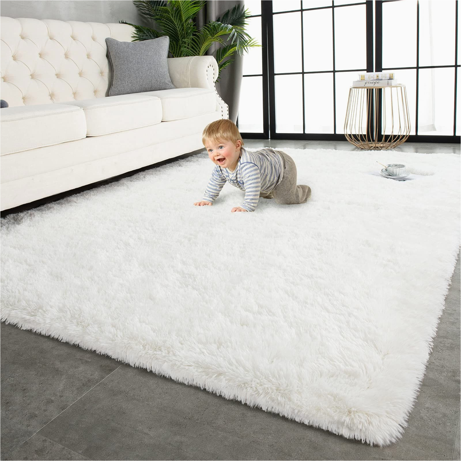 Home Goods area Rugs 6×9 Twinnis Super soft Shaggy Rugs Fluffy Carpets 3×5 Feet, Indoor …