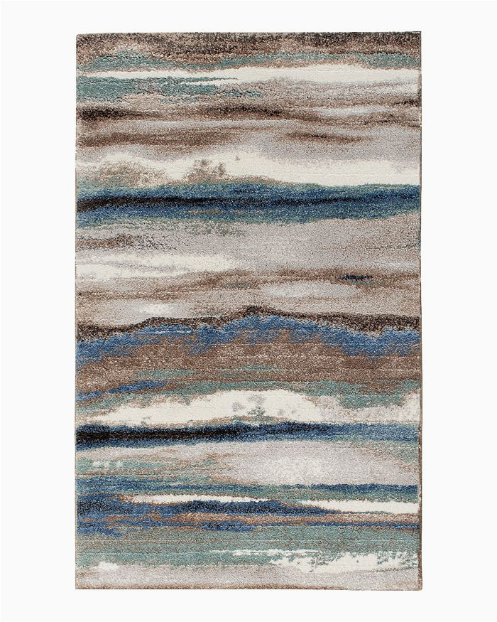 Kenneth Mink Waves area Rug Leisure Bay Dusk area Rug, 5’3 X 7’7