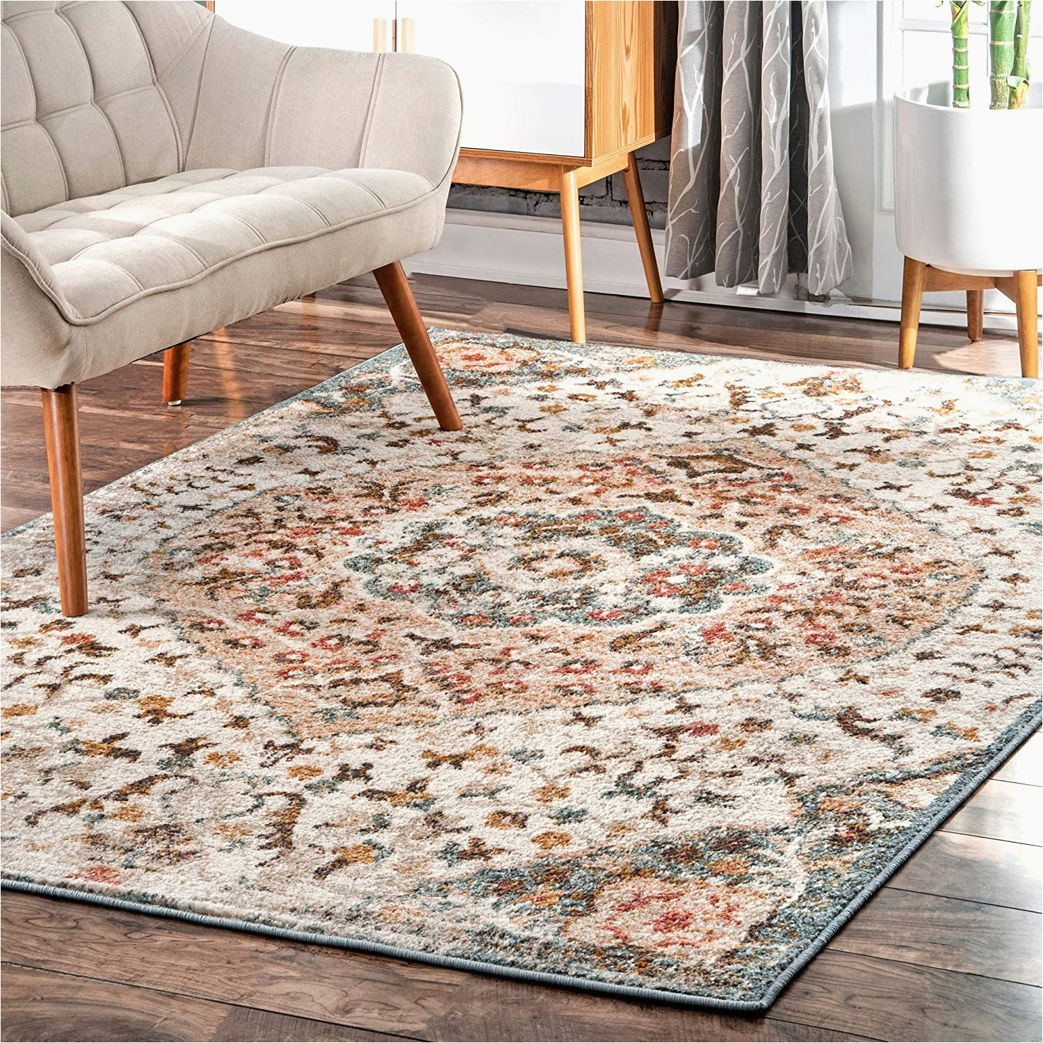 Kitchen area Rugs 4 X 6 Nuloom Undine Vintage area Rug, 4′ X 6′, Multi : Amazon.de: Home …