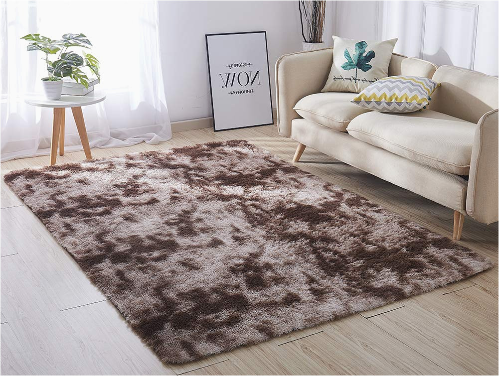 Modern area Rugs Near Me Actcut Ultra soft Indoor Modern area Rugs Fluffy Living Room Carpets for Children Bedroom Home Decor Nursery Rug 4×5 Feet, Coffee &