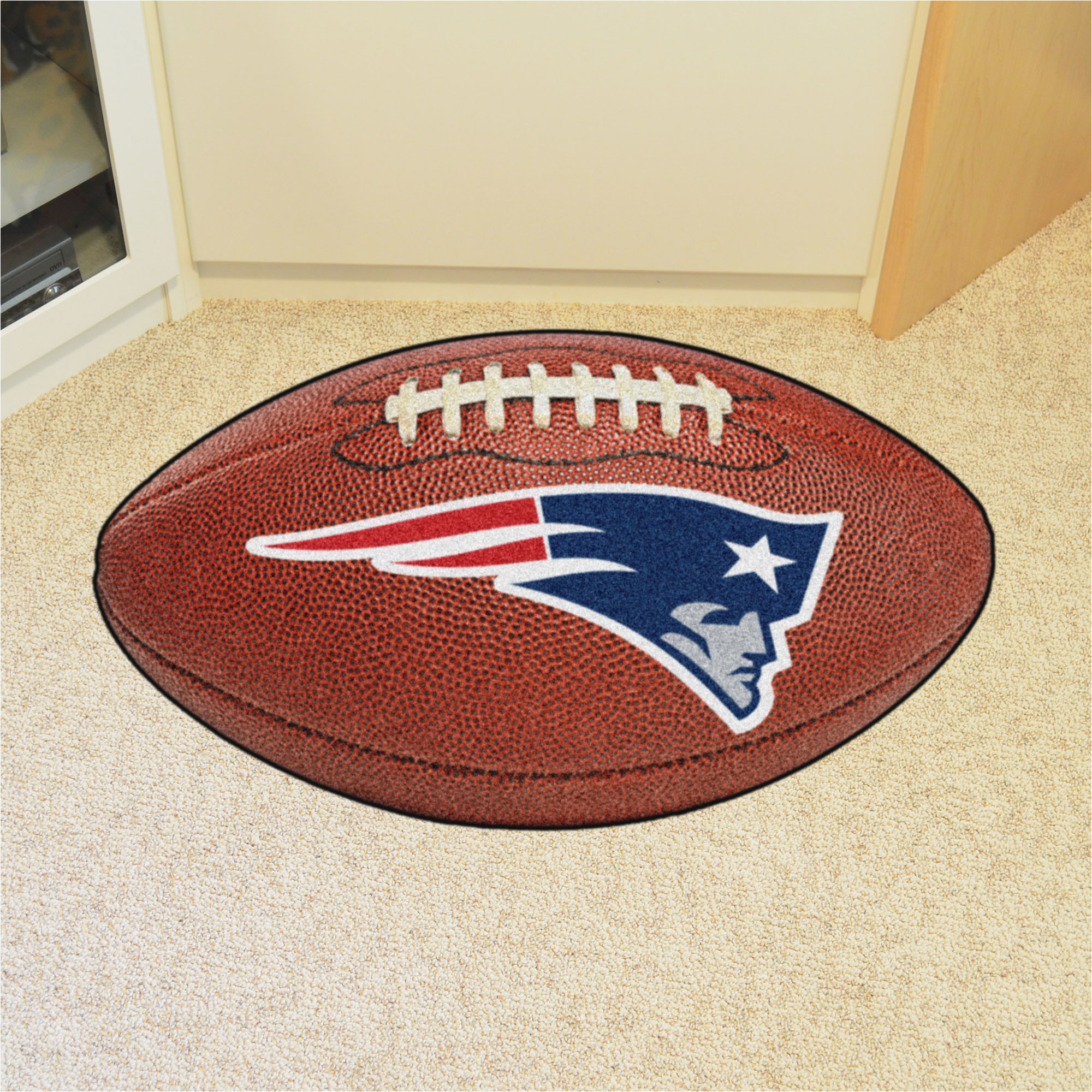 New England Patriots area Rug New England Patriots Ball Shaped area Rugs