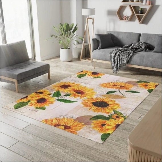 Nourison Fantasy Floral area Rug Floral area Rug Yellow Flower Rug Modern Boho Rug French – Etsy.de