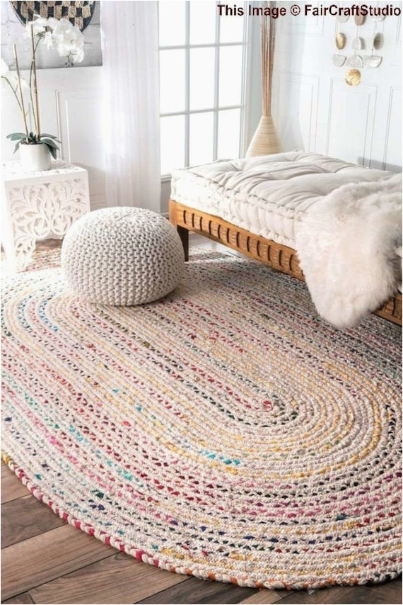 Oval area Rugs 6 X 8 Oval Rug for Bedroom, Oval Rug 6 X 9, Oval Rug for Dollhouse, Farm House , Living Room, Nursery, Kitchen, Indoor Outdoor Rug, Dining Room